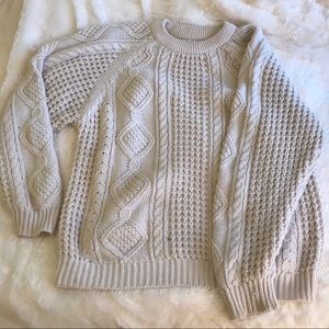 Vintage cotton fisherman’s sweater